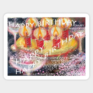 Happy Birthday Sticker